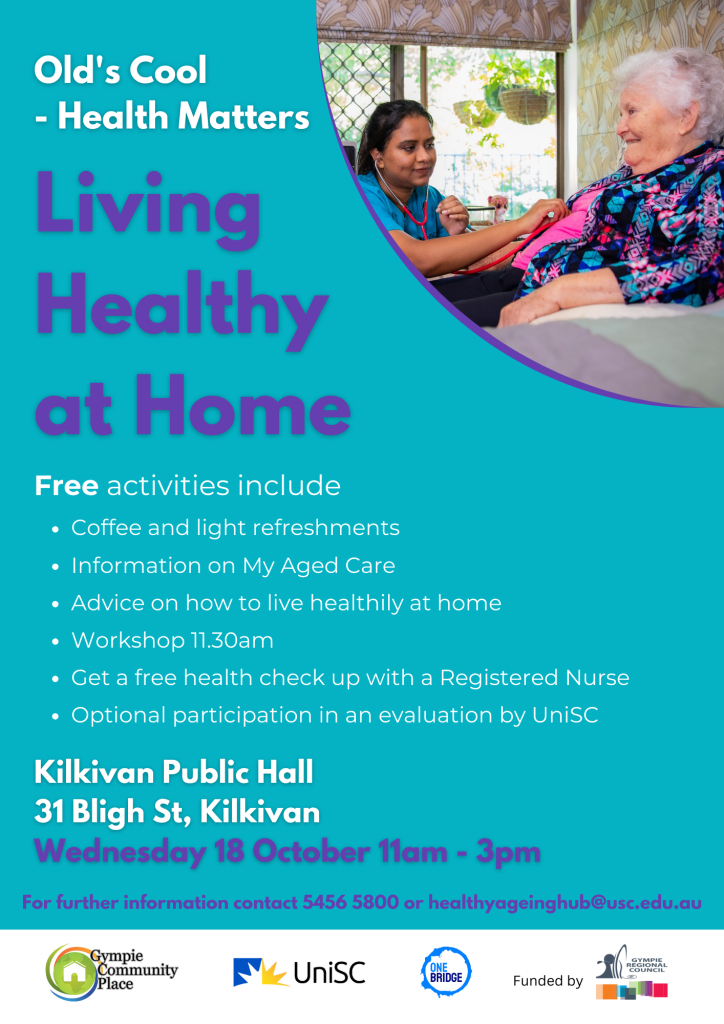 Living healthy at home free pop-up health clinic and workshop